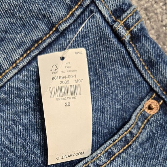 Old Navy NWT Oona Medium Wash Mid Rise Wide Leg Jeans Capsule Classic - Picture 8 of 9